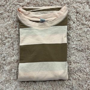 old navy striped box tee